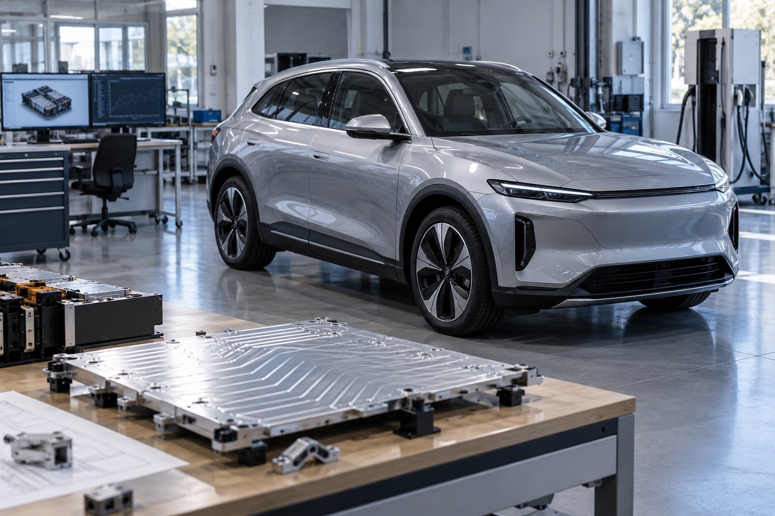 Applicazione illustrativa automobilistica ed ev; non un progetto del cliente