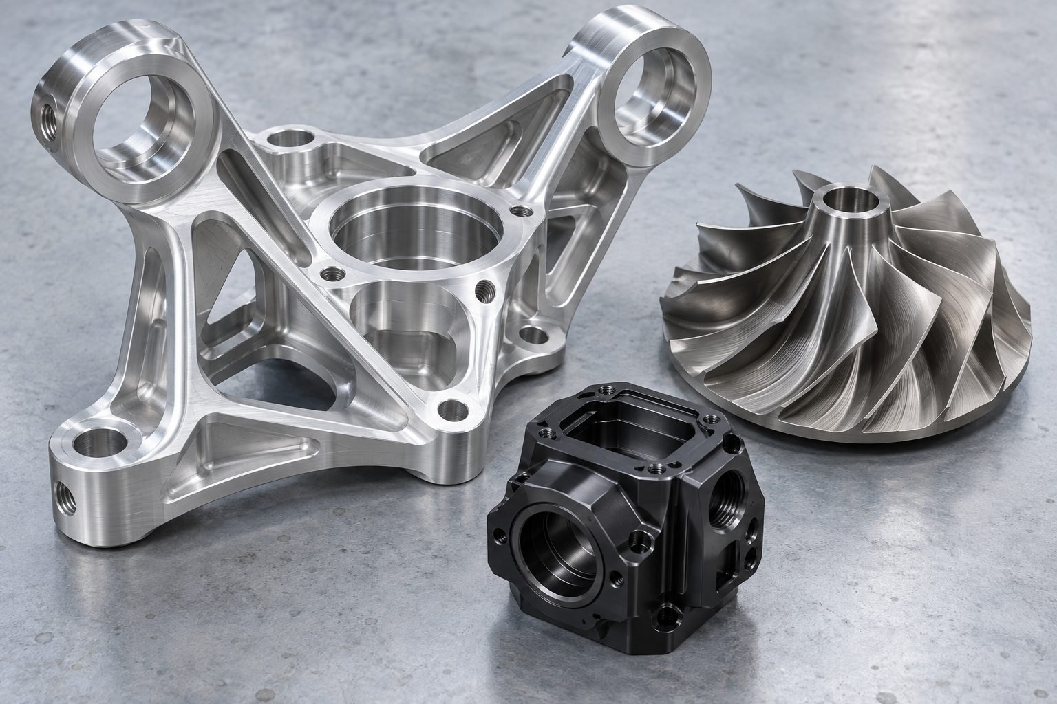 مكونات دقيقة معقدة لتصنيع CNC بخمسة محاور مخصصة