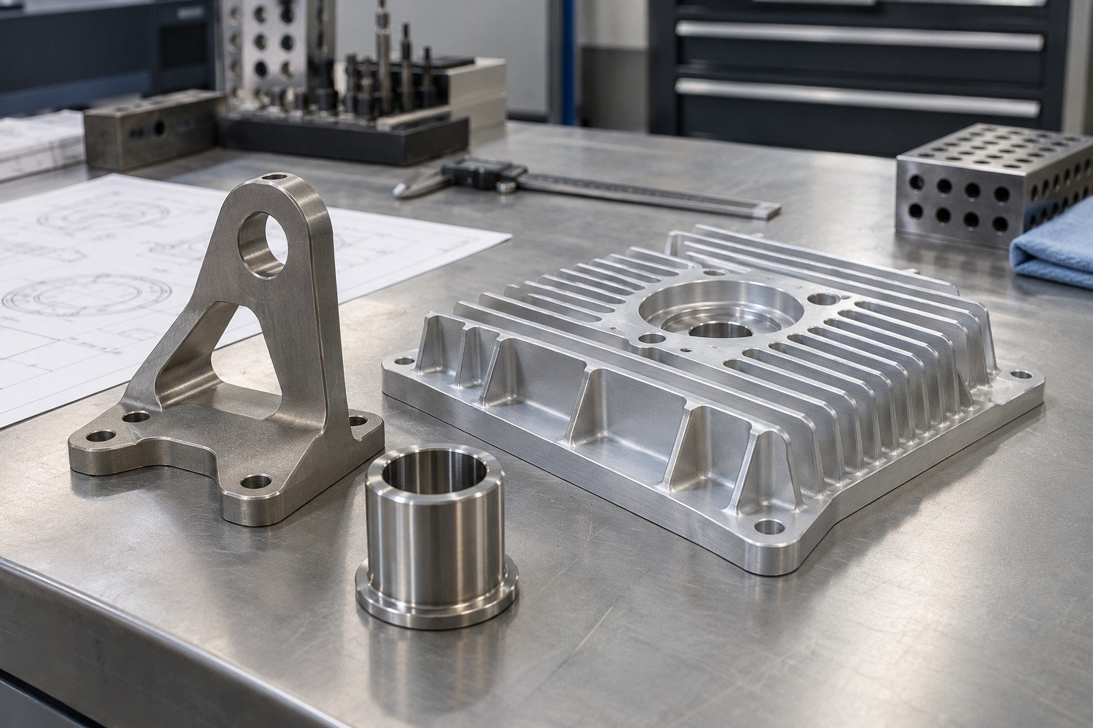 How to Choose a Material for Your CNC Machined Part — editorial illustration