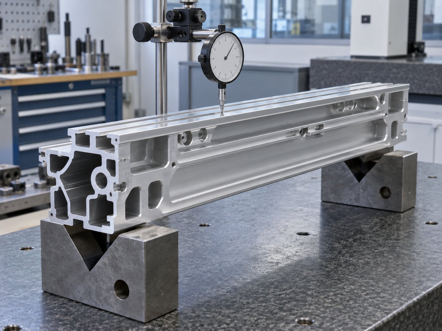 Examen de la conception de la section transversale d'un profilé en aluminium pour les tolérances d'extrusion