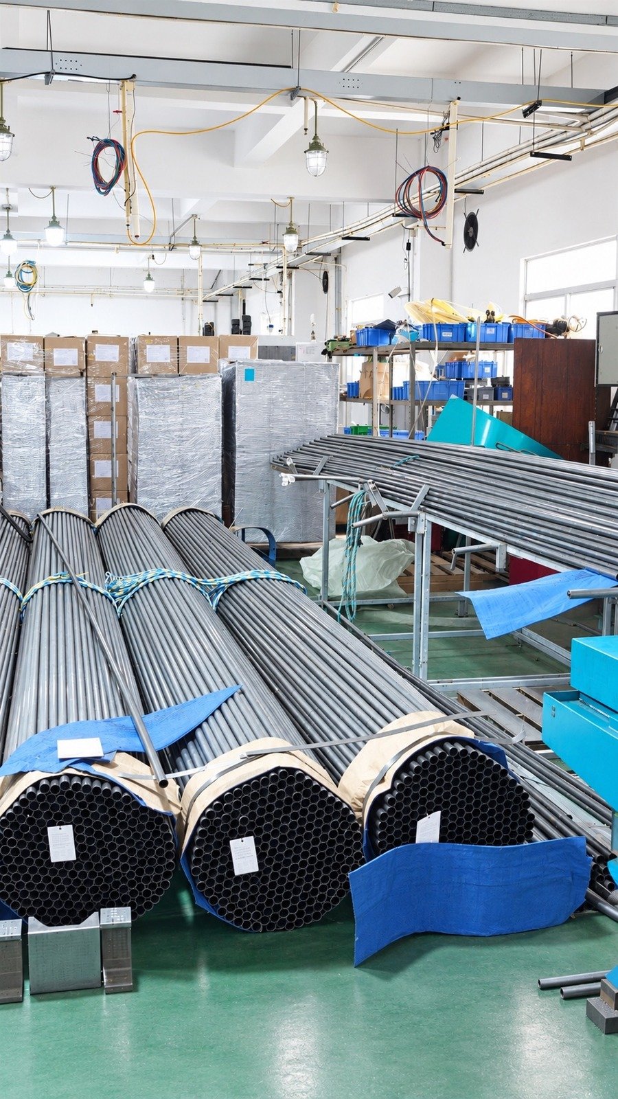 Stock material and workshop preparation equipment