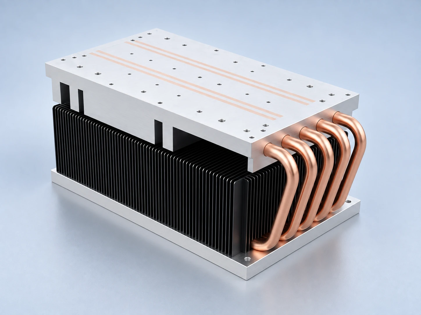 Heat pipe cooling assemblies
