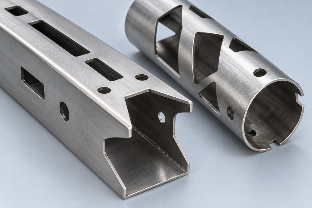Tube Laser Cutting manufacturing concept