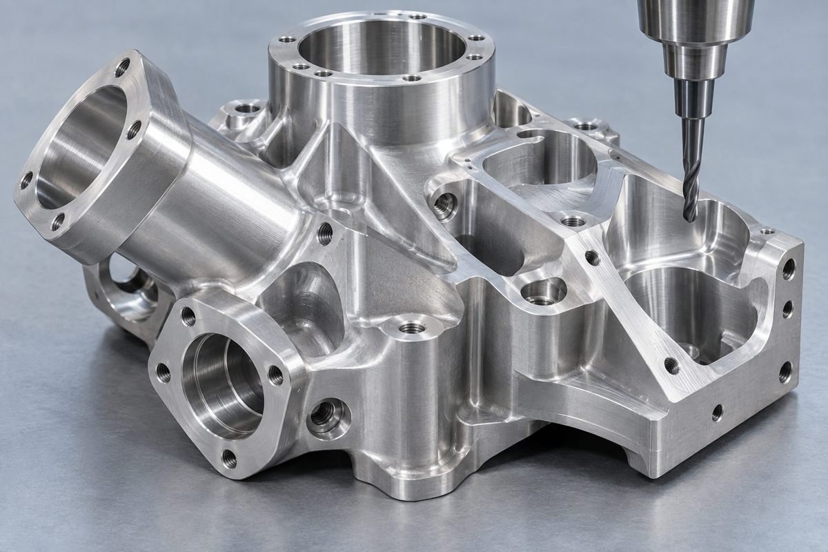 Considerazione sull'accesso allo strumento per parti fresate CNC complesse