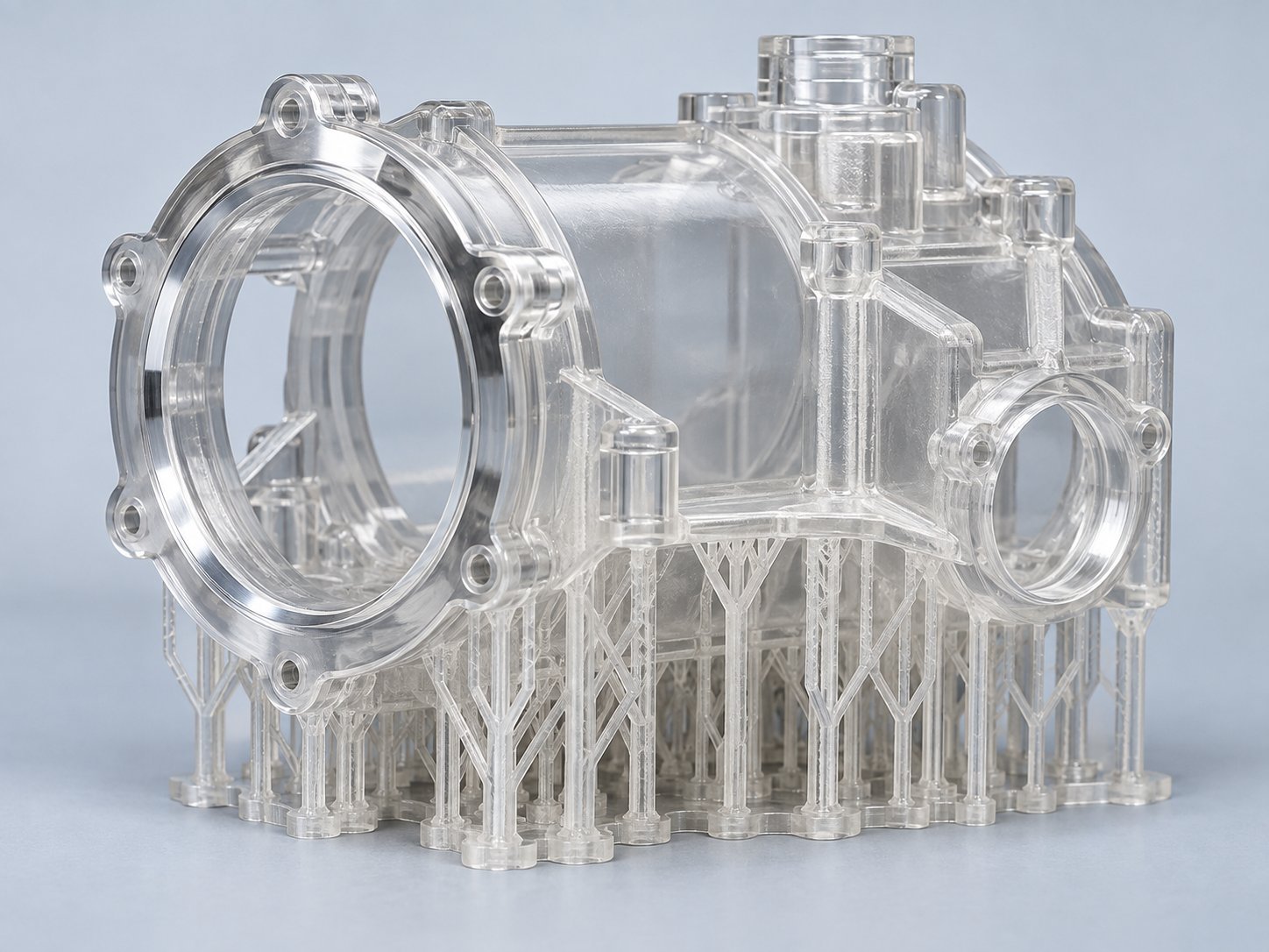 Ondersteunt ontwerpbeoordeling voor een complex 3D-geprint onderdeel