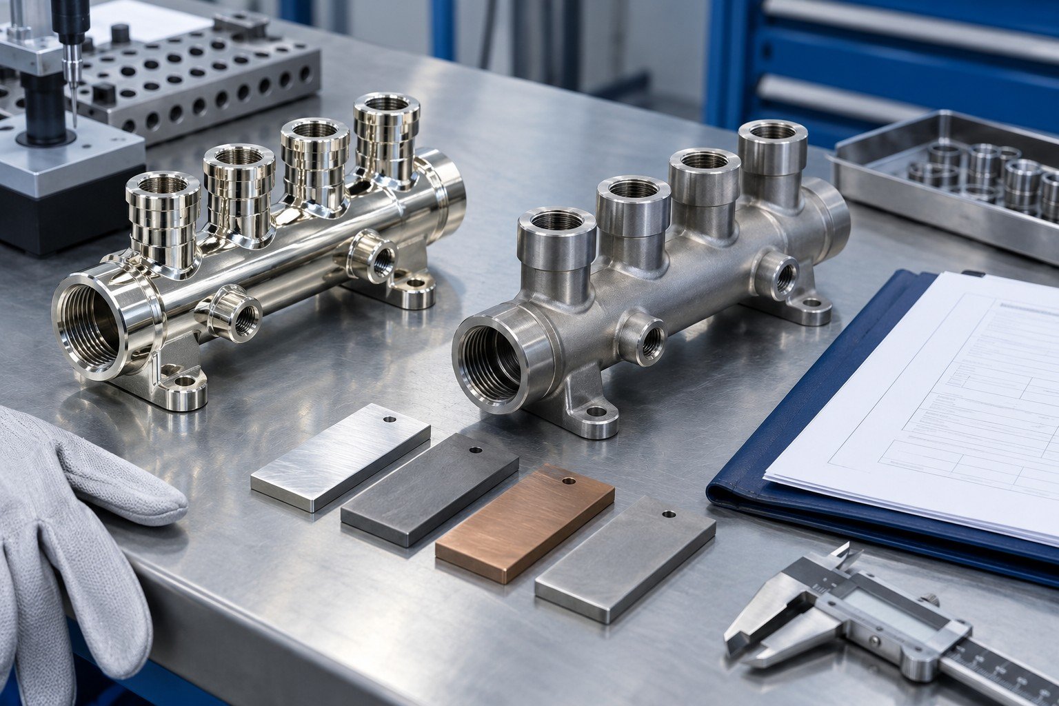 Wrong Material or Finish illustrative manufacturing concept