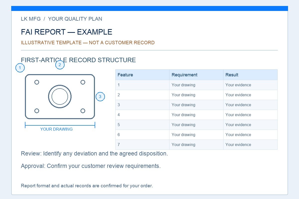 Illustrative sample fai template; not a customer record