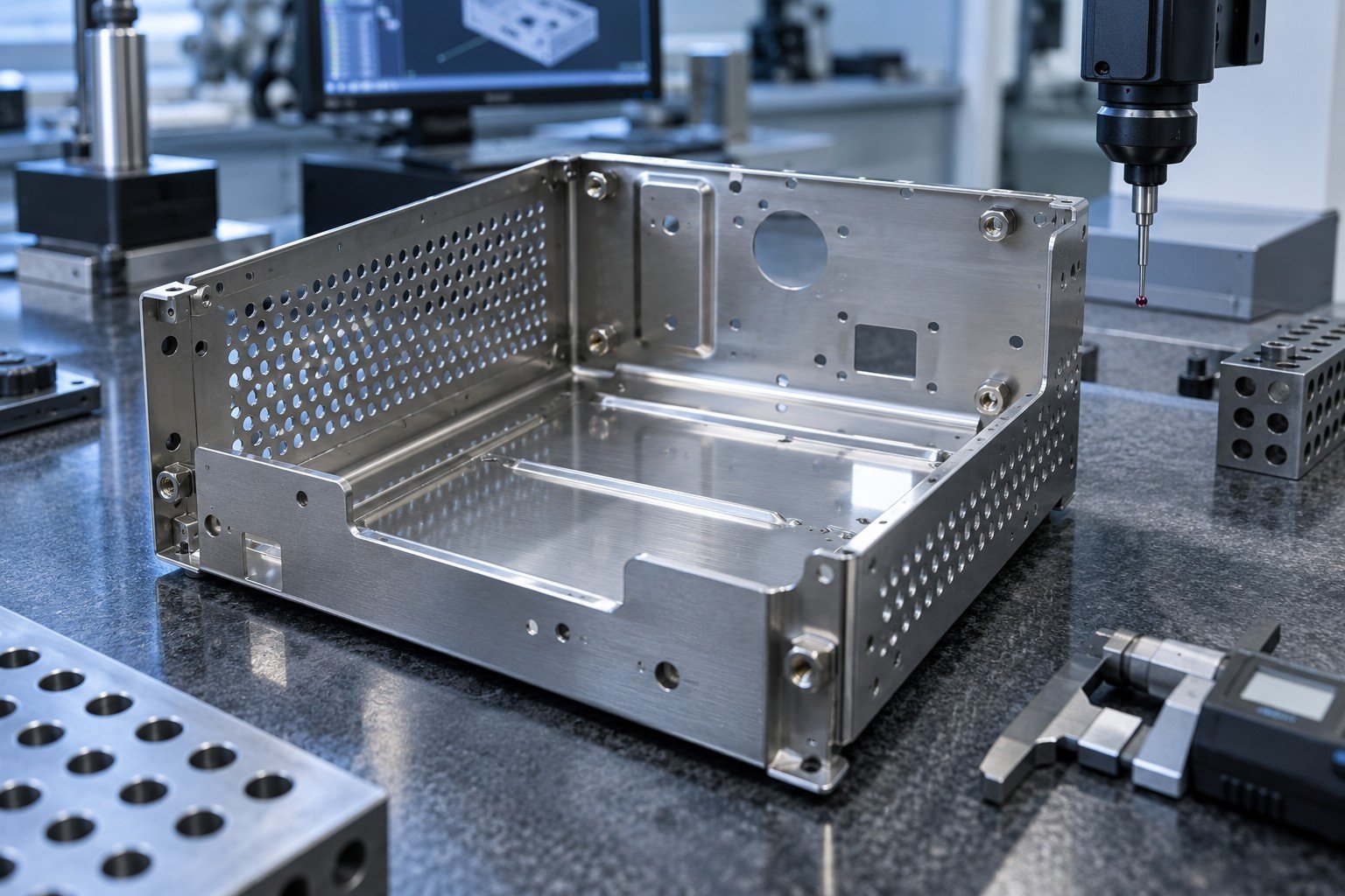 Sheet Metal Fabrication quality verification concept