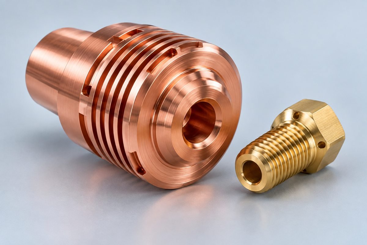 Brass & Copper — machining concept