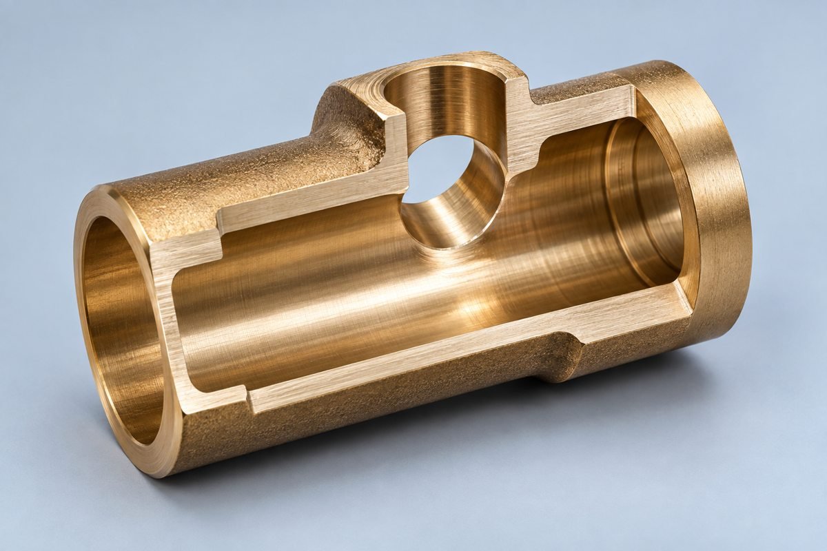 Burr control — illustrative turned component