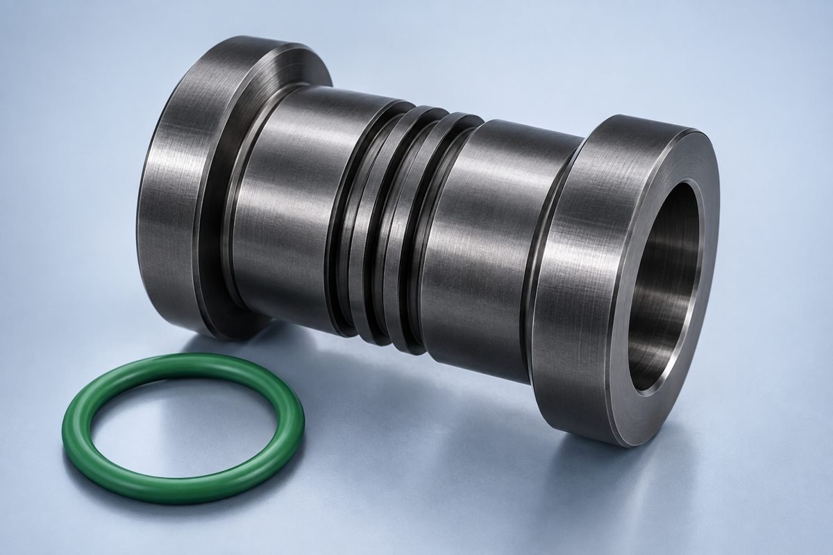 Grooves and undercuts — illustrative turned component