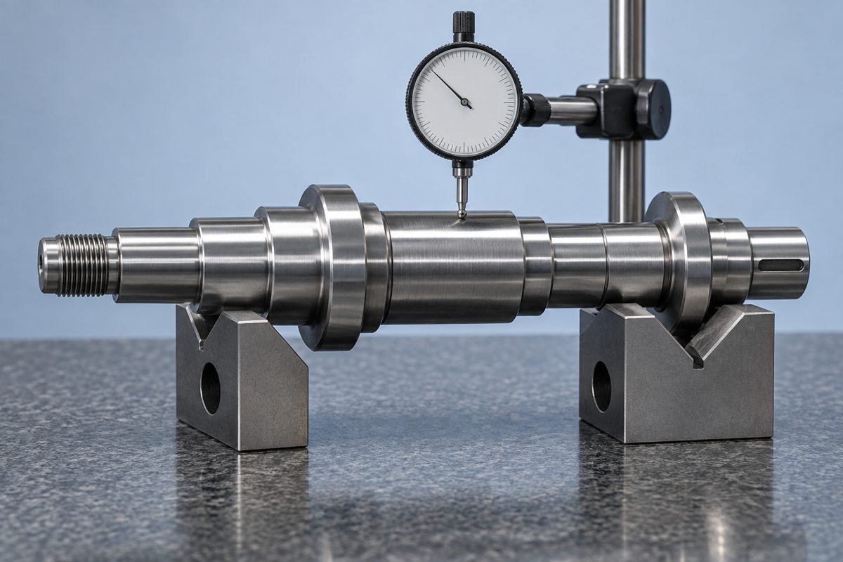 Runout and datum relationships — illustrative turned component