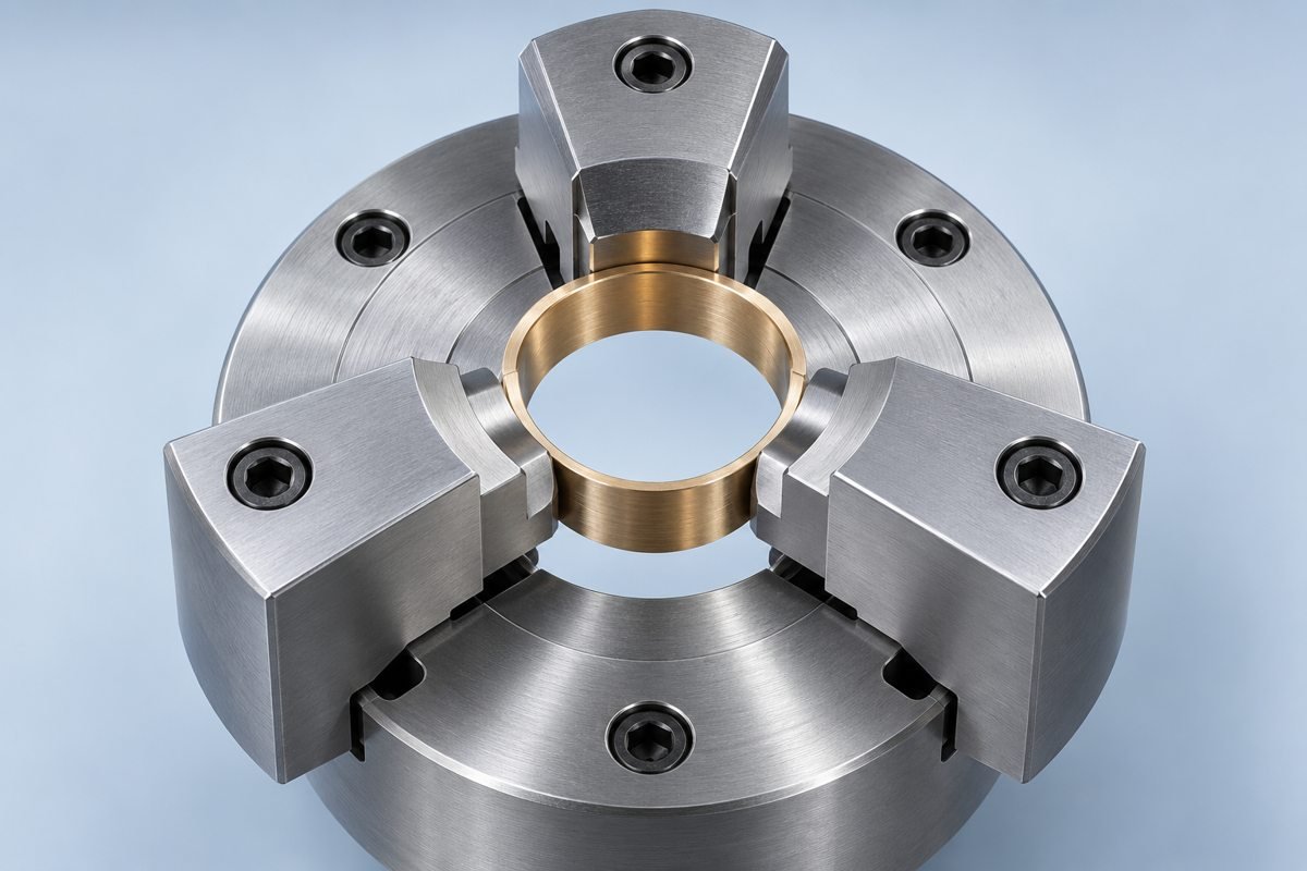 Workholding — illustrative turned component