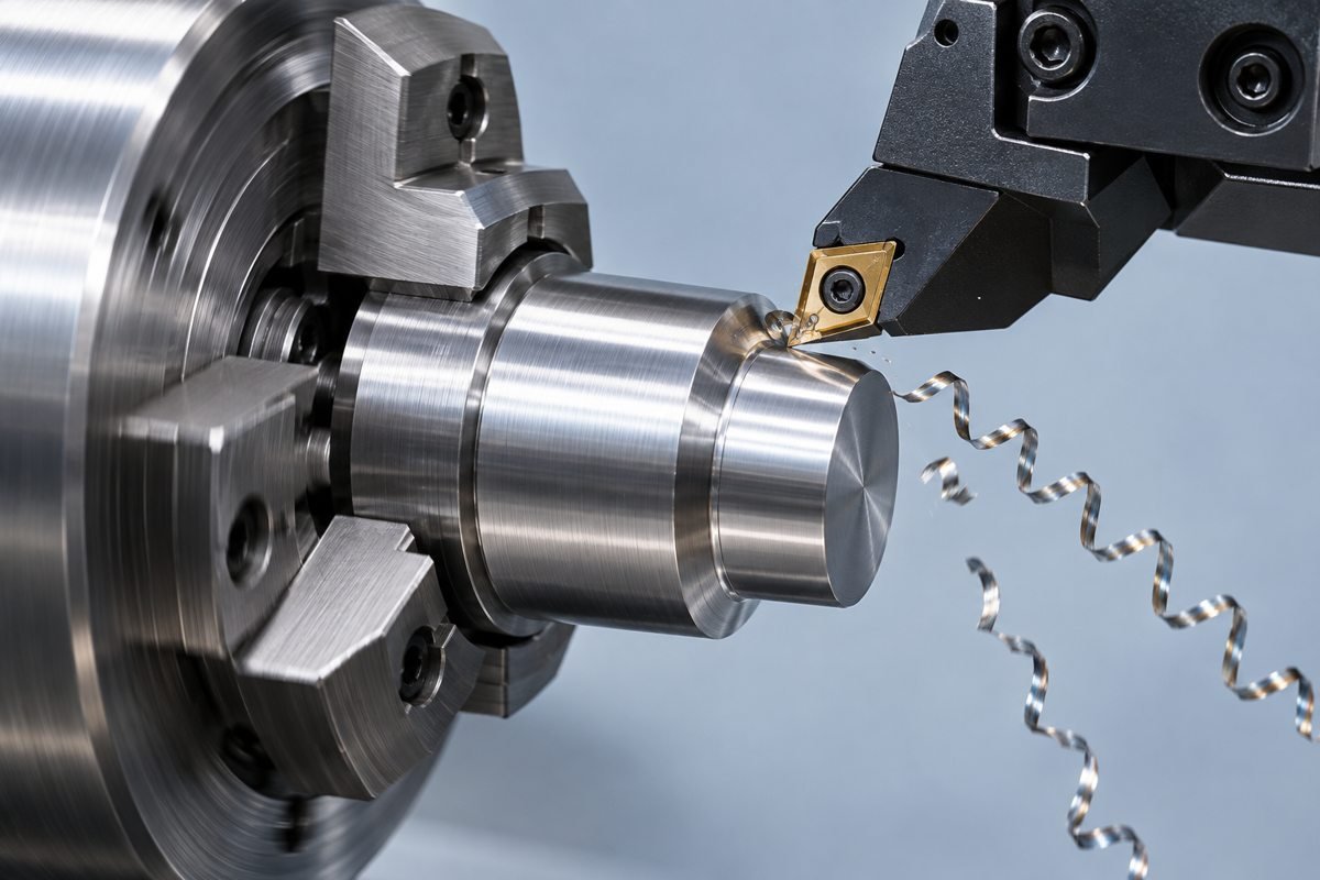 CNC Turning — machining concept