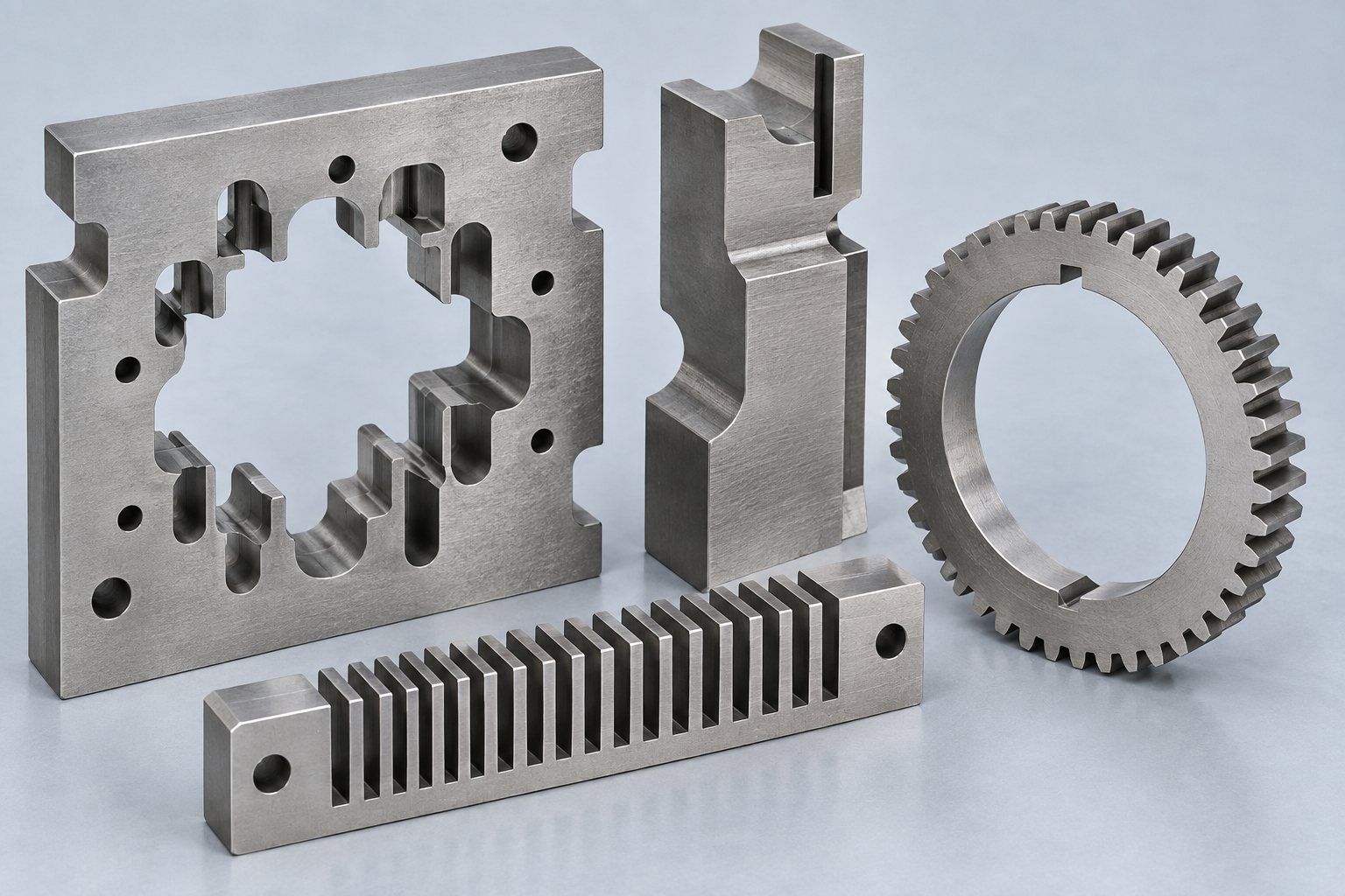 Wire EDM tool steel die inserts and complex through-cut profiles