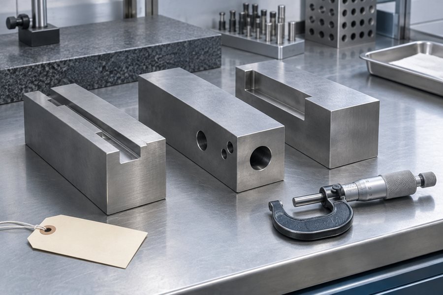 Incoming Material wire EDM inspection concept