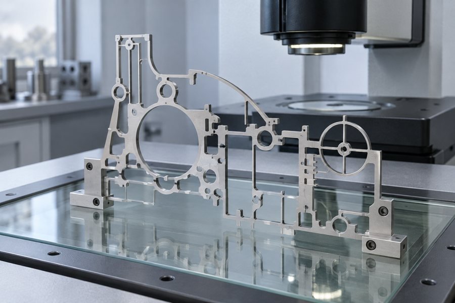 In-Process Profile wire EDM inspection concept