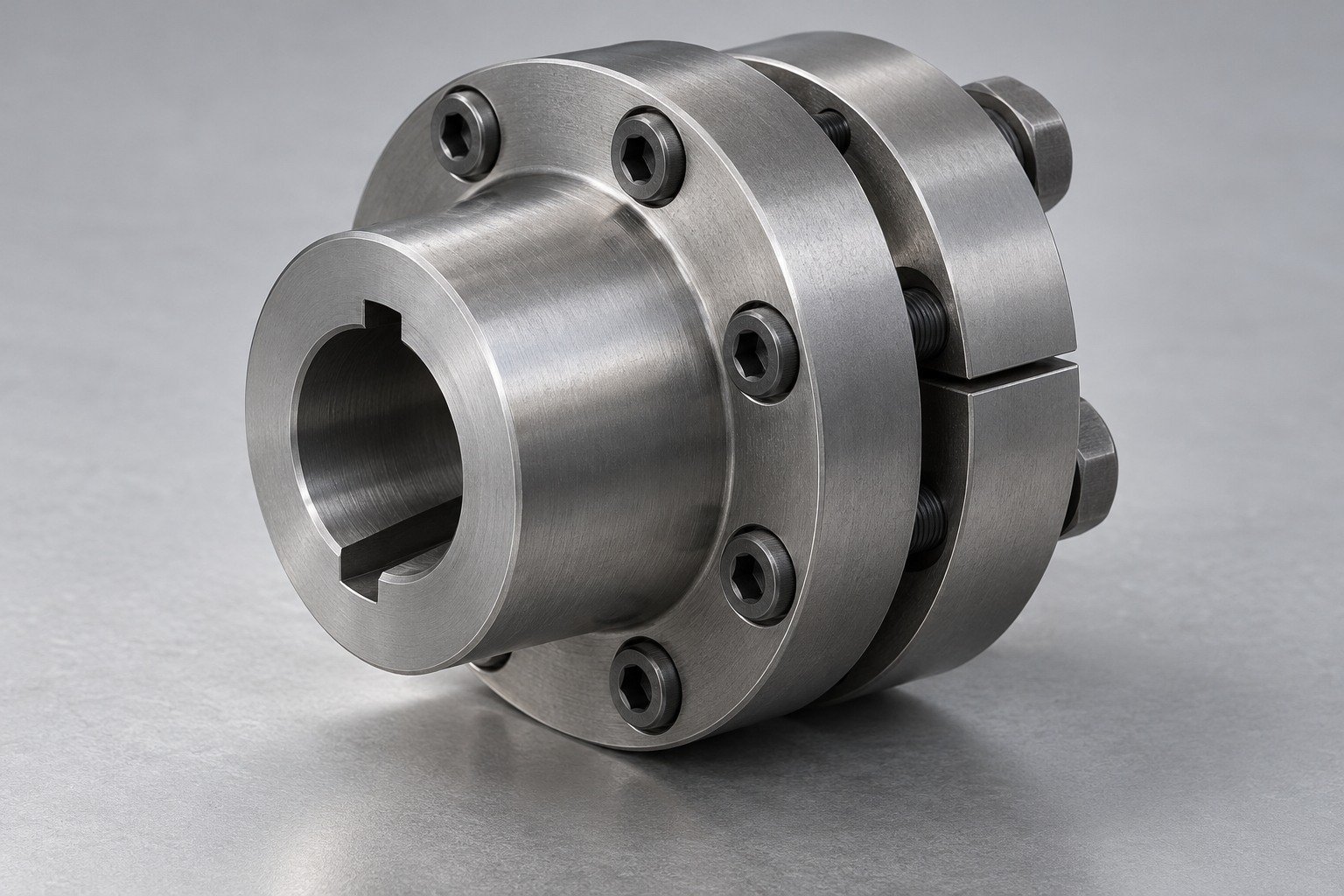 Hubs & keyed bores — illustrative component concept