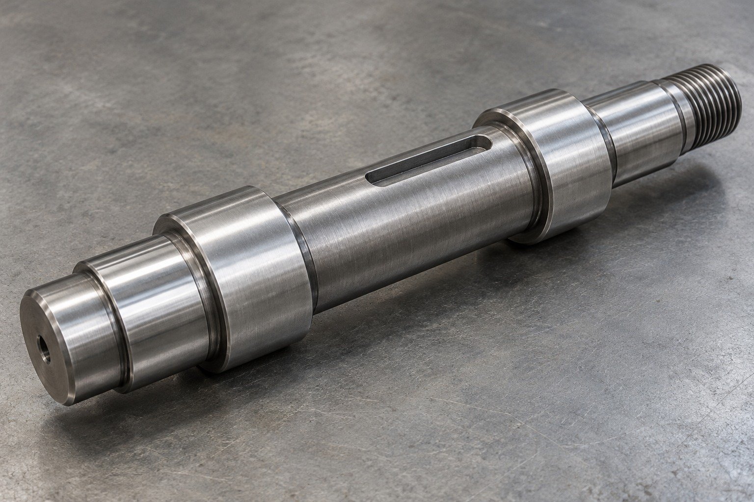 1045 machined component — illustrative component concept