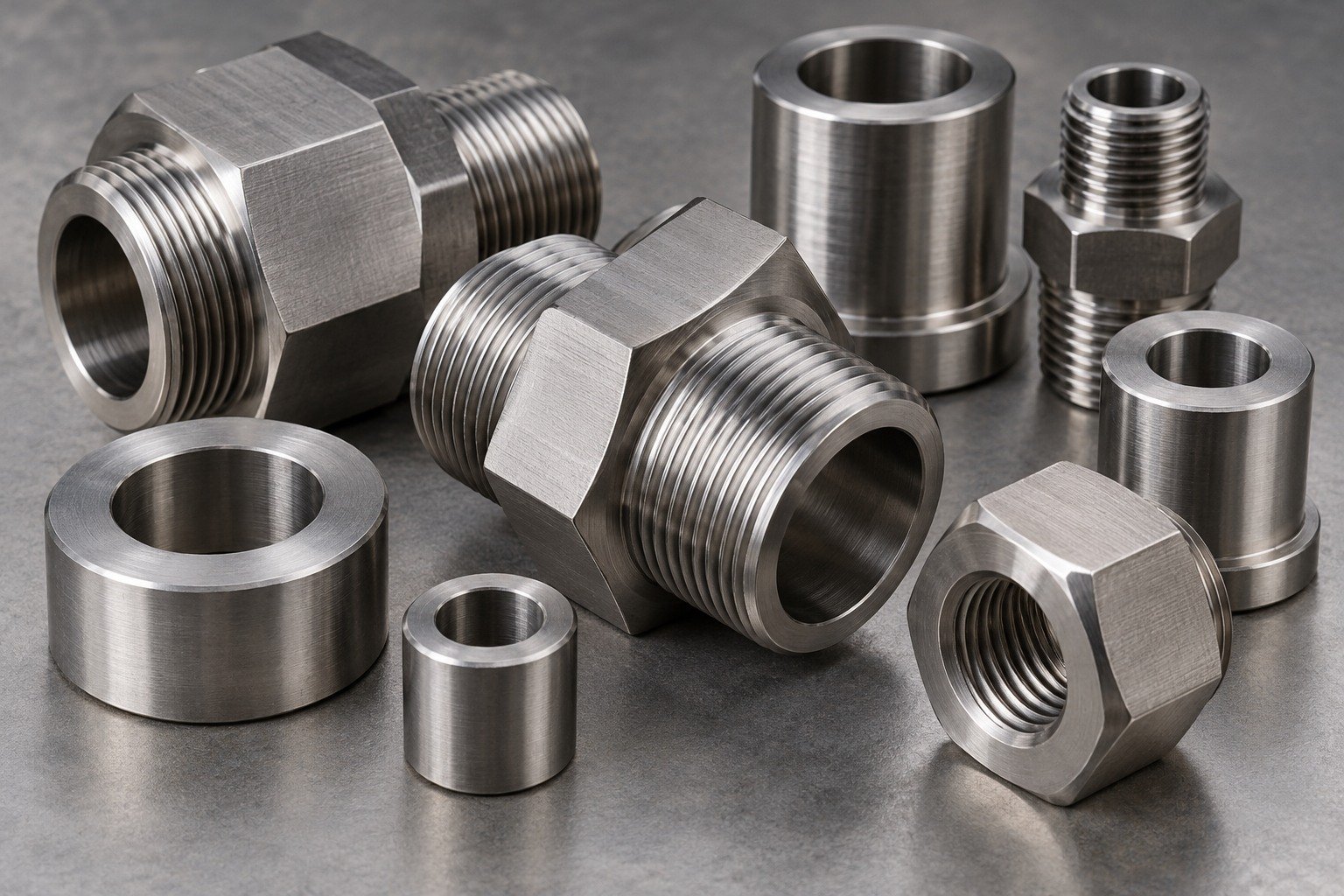1215 machined component — illustrative component concept