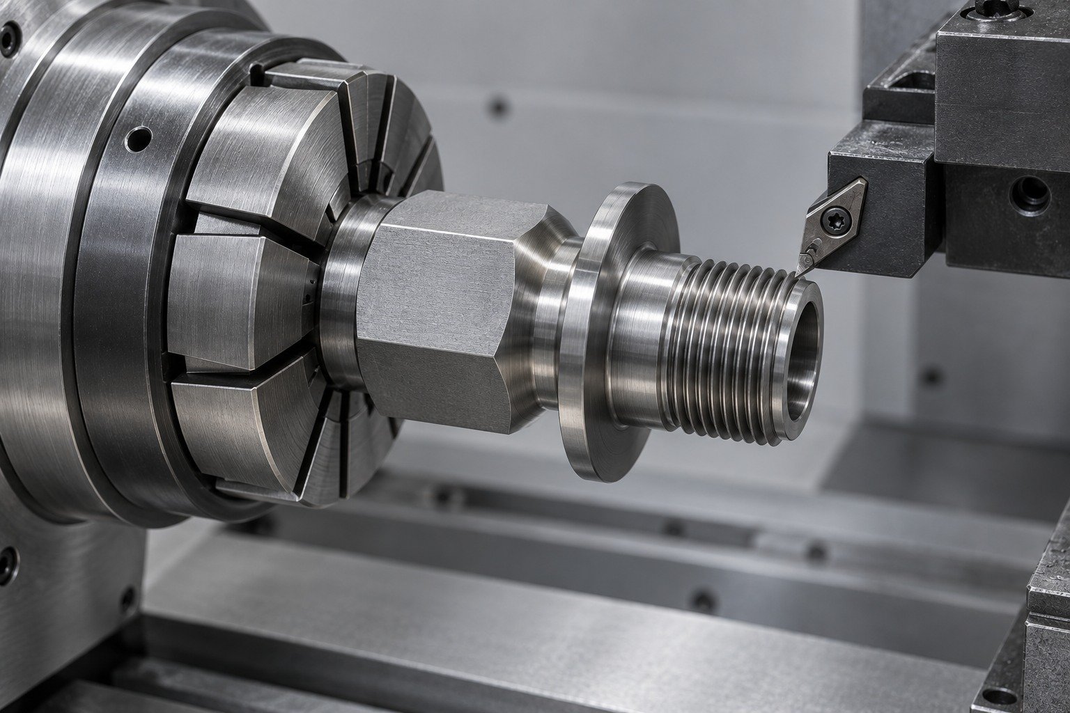 4130 steel turned fittings machining review — illustrative component concept