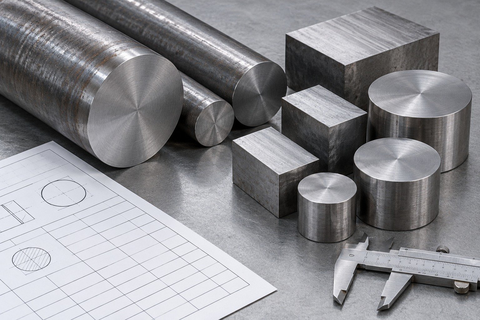 4140 steel incoming material inspection and receiving review — illustrative component concept