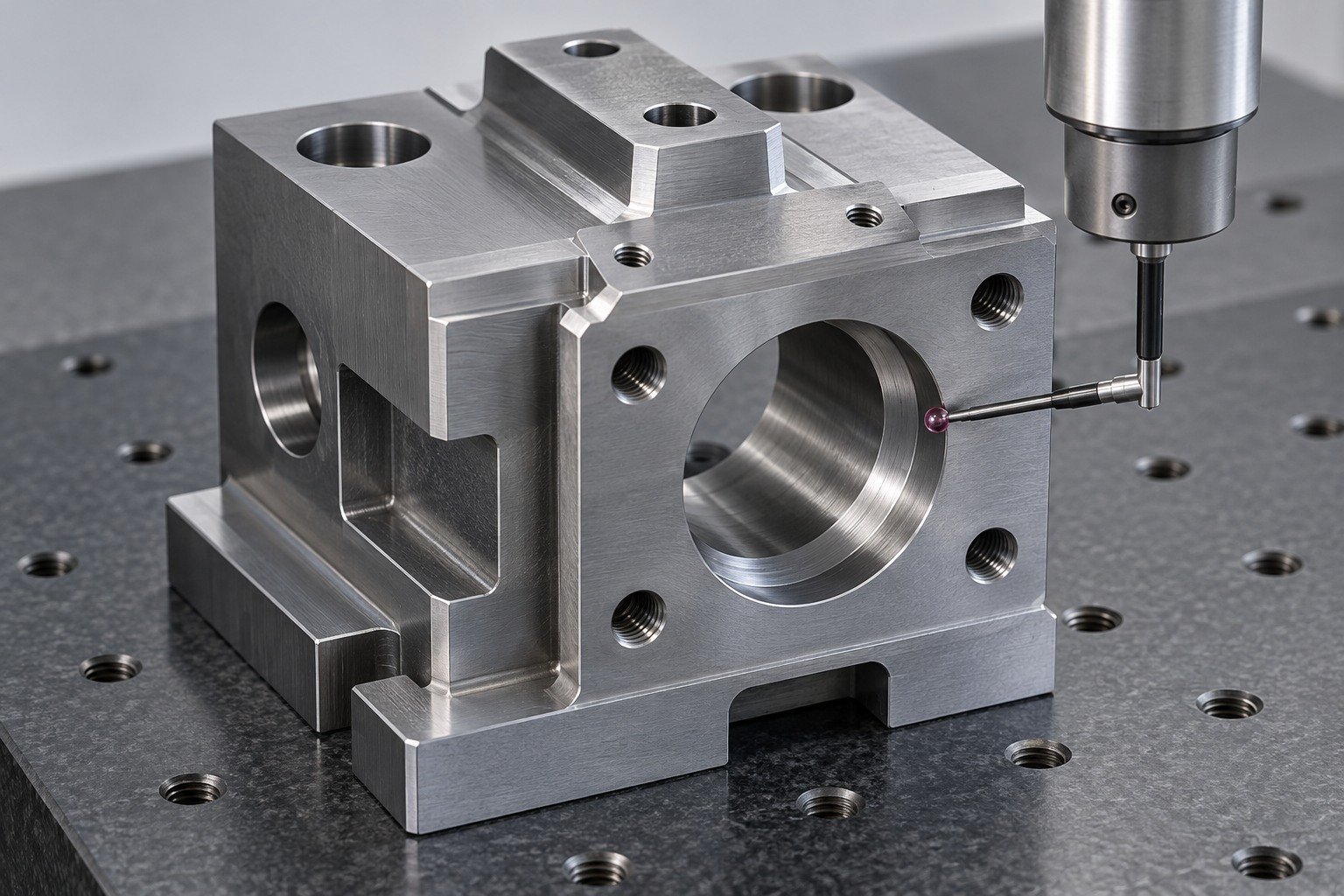 4140 steel mounting blocks finish & records review — illustrative component concept