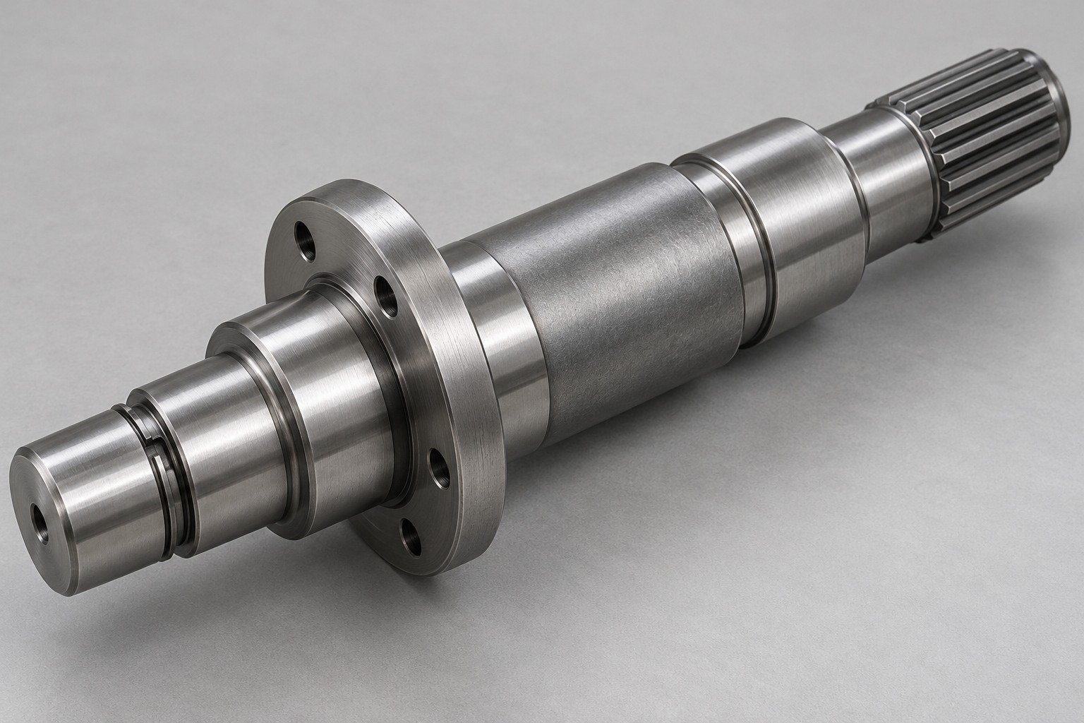 4140 alloy steel precision drive shaft — illustrative component concept