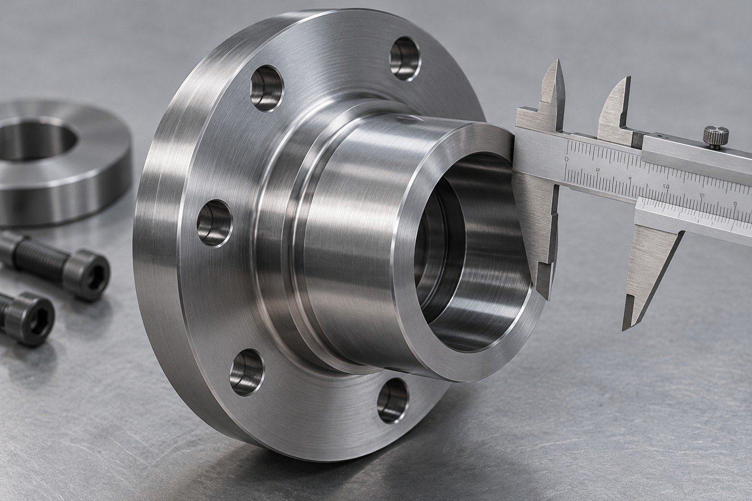 4140 steel first machined sample inspection and receiving review — illustrative component concept