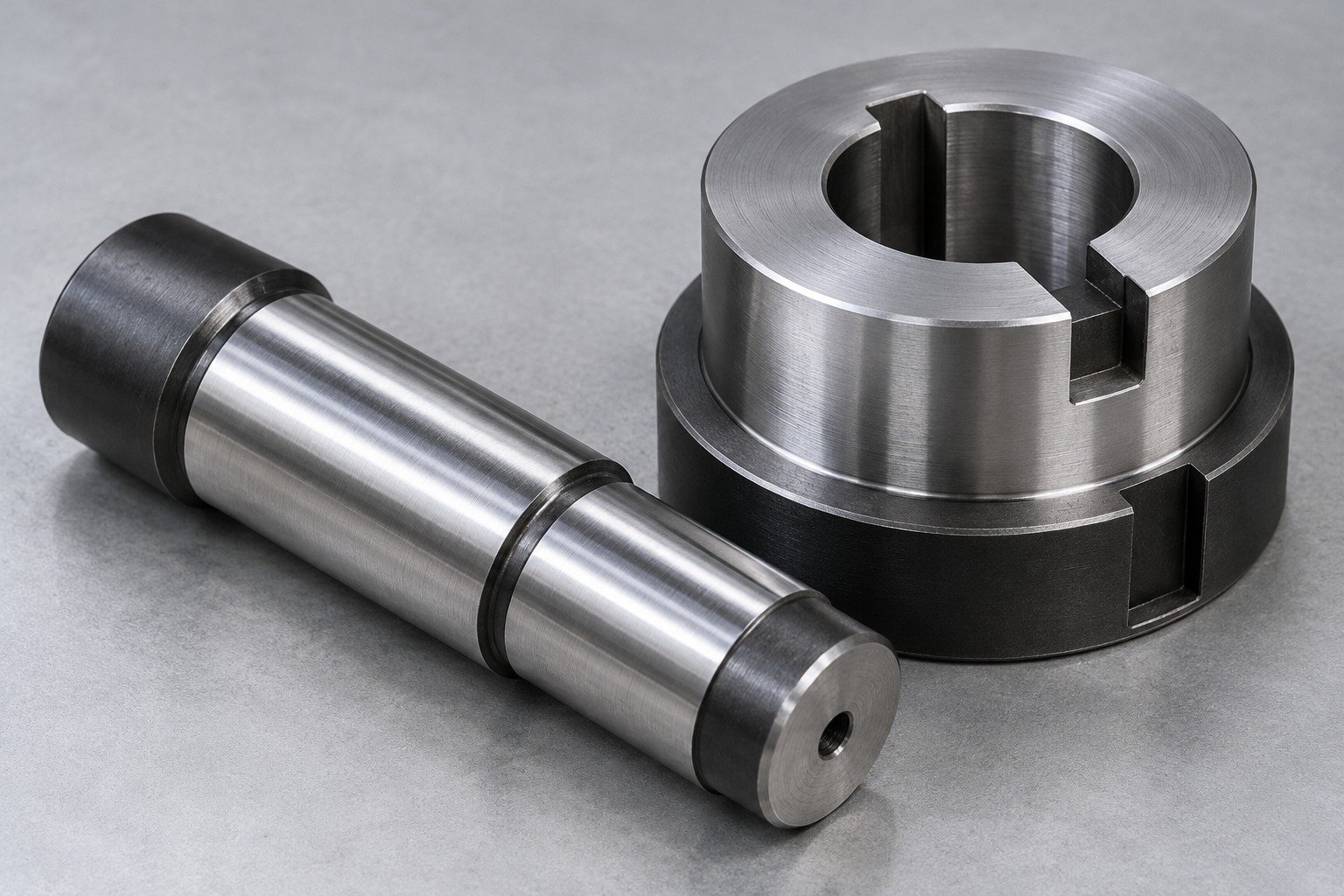 Finish & Protect 4140 steel component concept — illustrative component concept