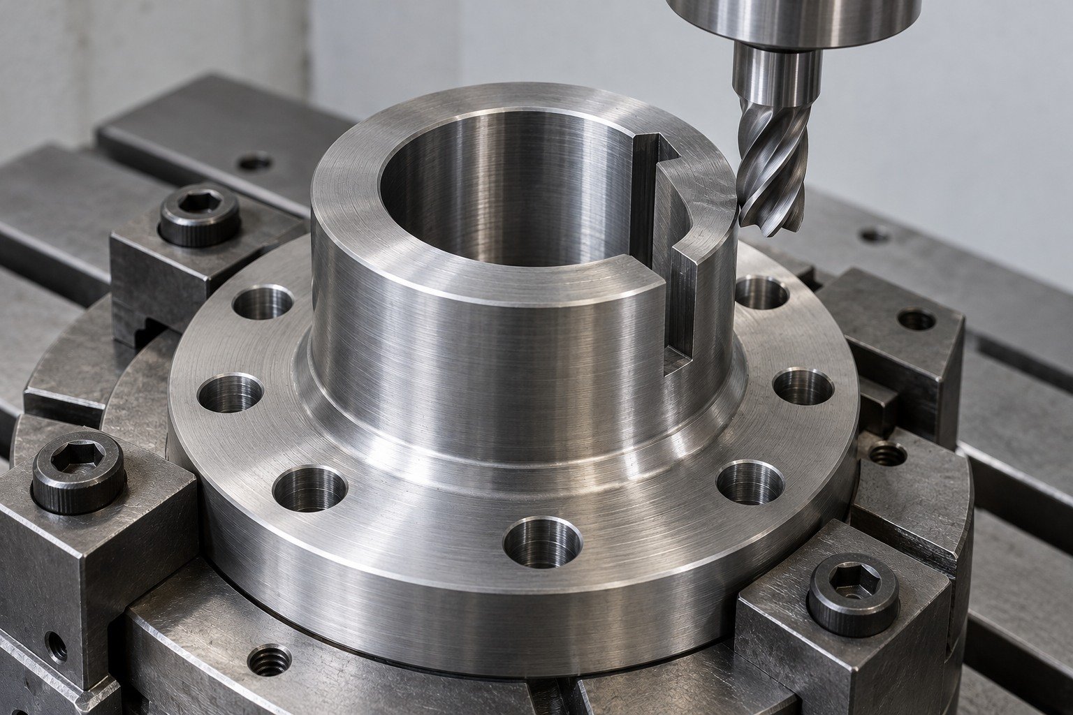4140 steel coupling hubs machining review — illustrative component concept
