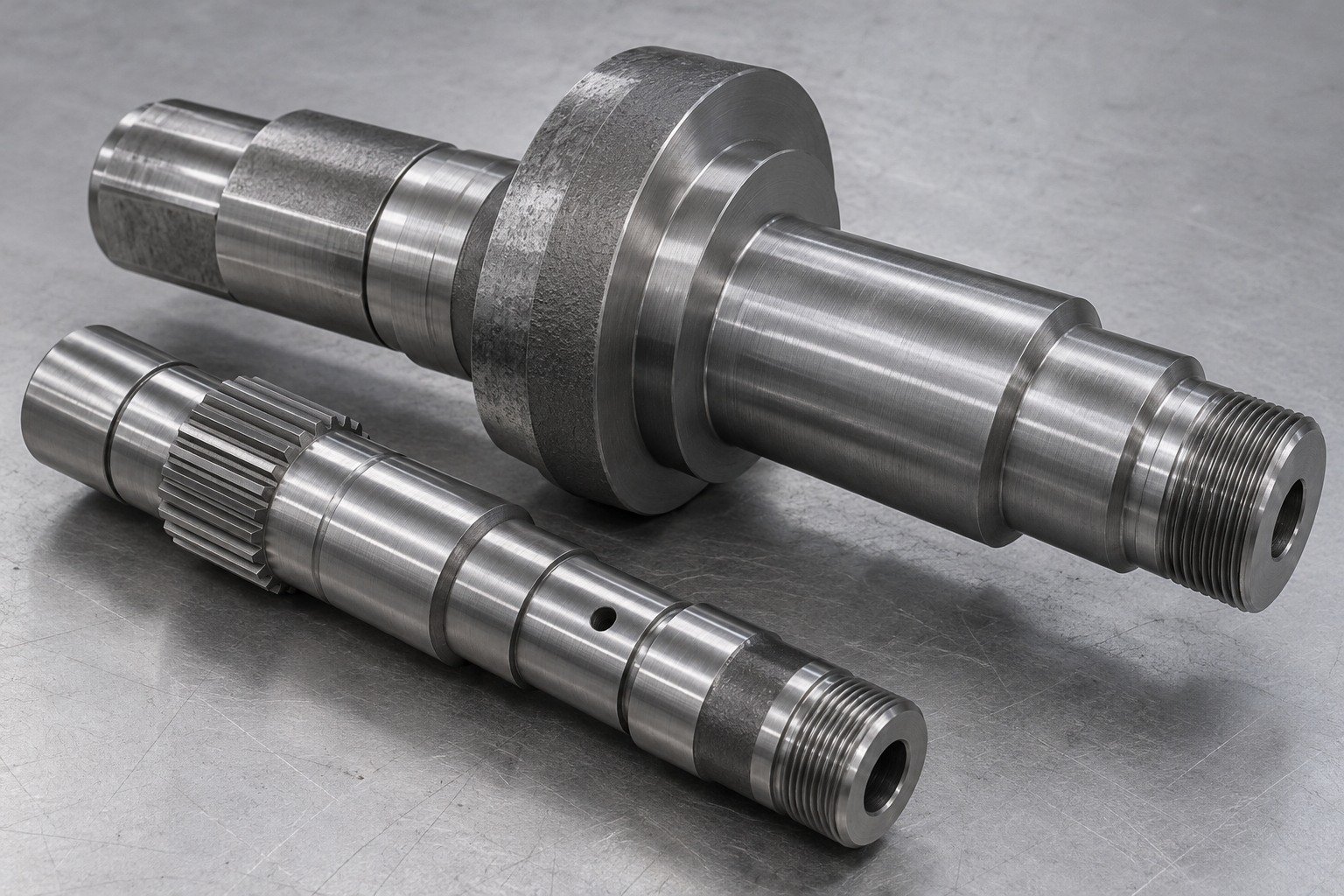 4140 steel shafts & spindles condition review — illustrative component concept
