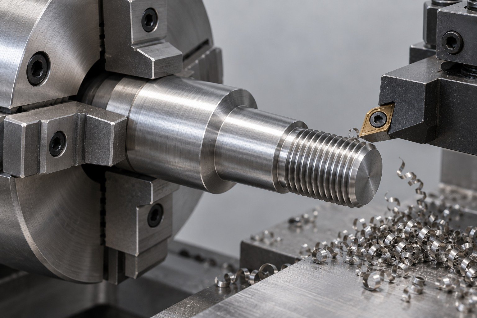 CNC Turning 4140 steel component concept — illustrative component concept