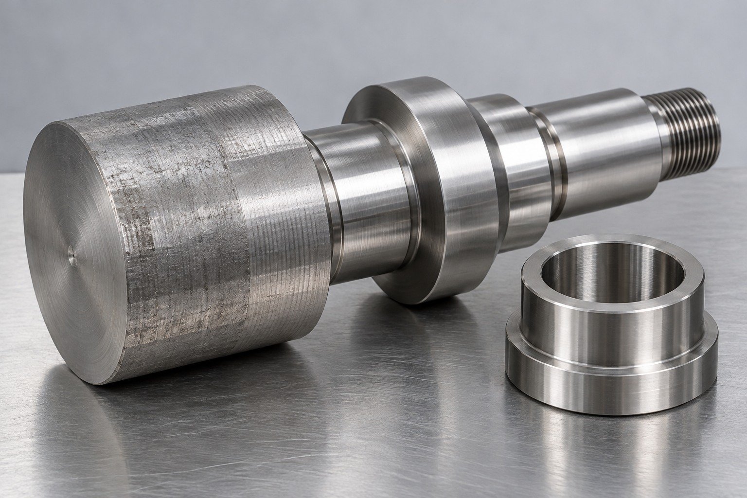 Define hardness before finishing the lands — illustrative 416 stainless steel technical component concept