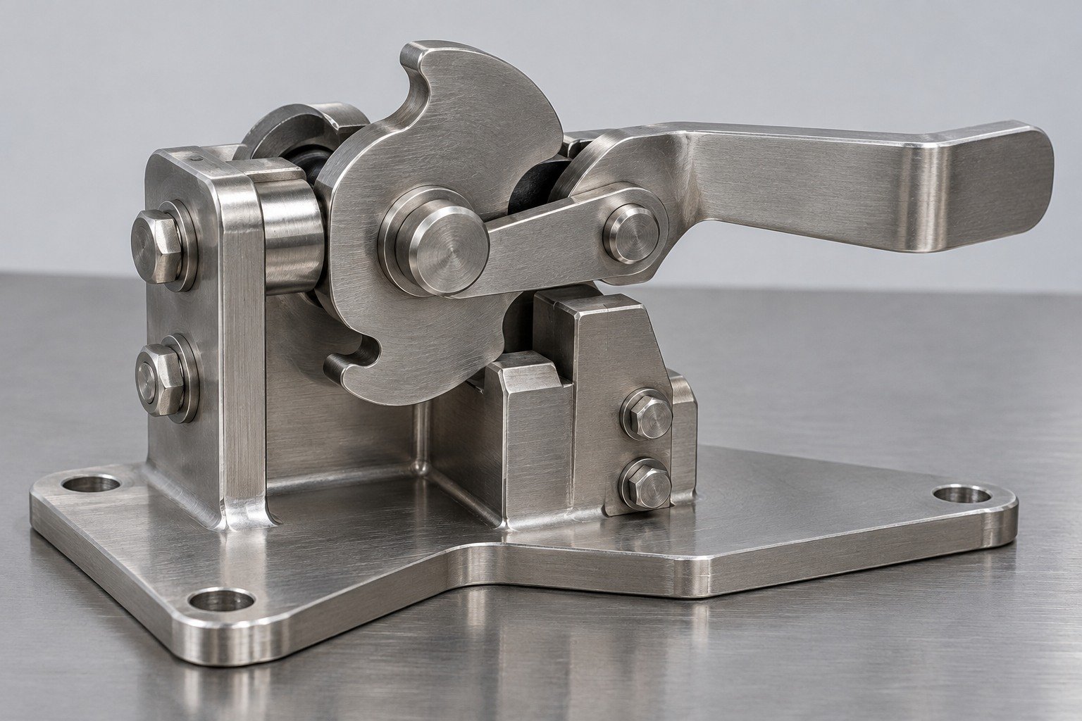 Connect exposure and joining to the released part — illustrative 420 stainless steel technical component concept