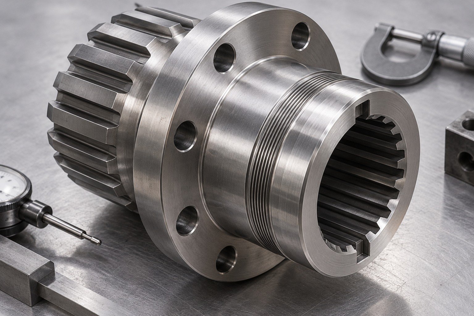 4340 steel bores & threads manufacturing review — illustrative component concept