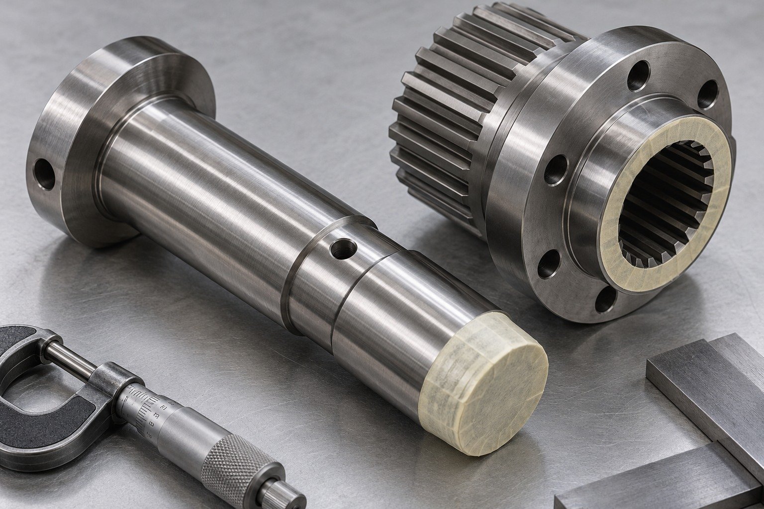 Finish & Protect 4340 steel component concept — illustrative component concept