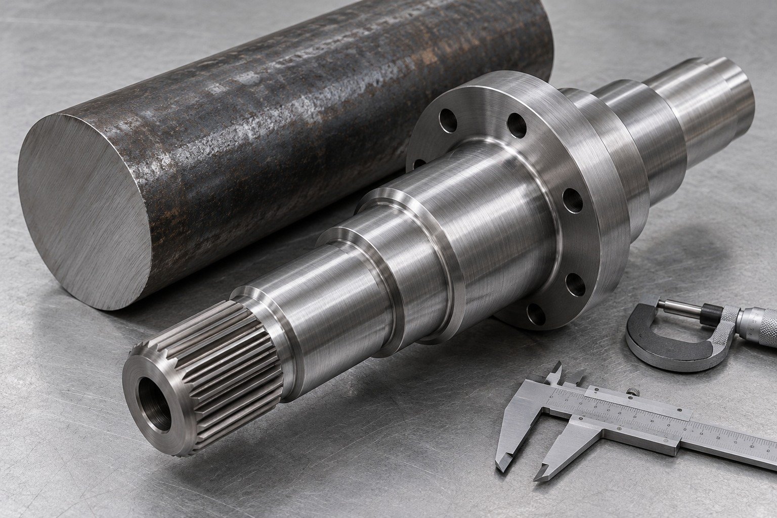4340 steel stock & stress manufacturing review — illustrative component concept
