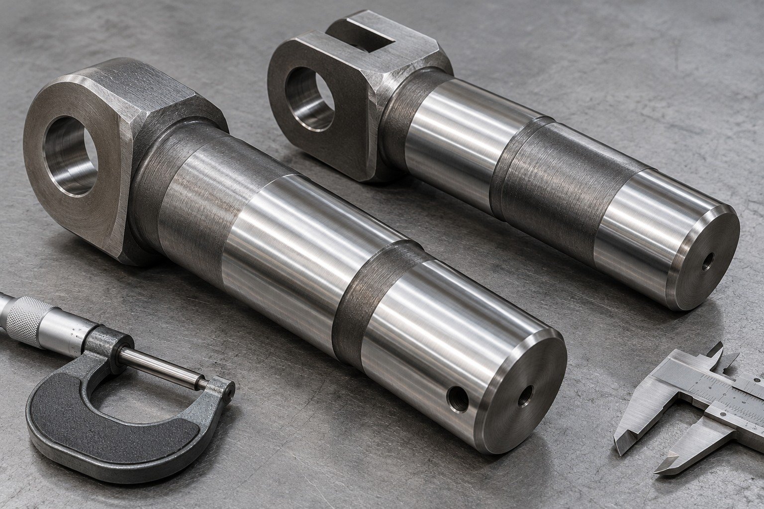 4340 steel loaded pins & bushings condition review — illustrative component concept