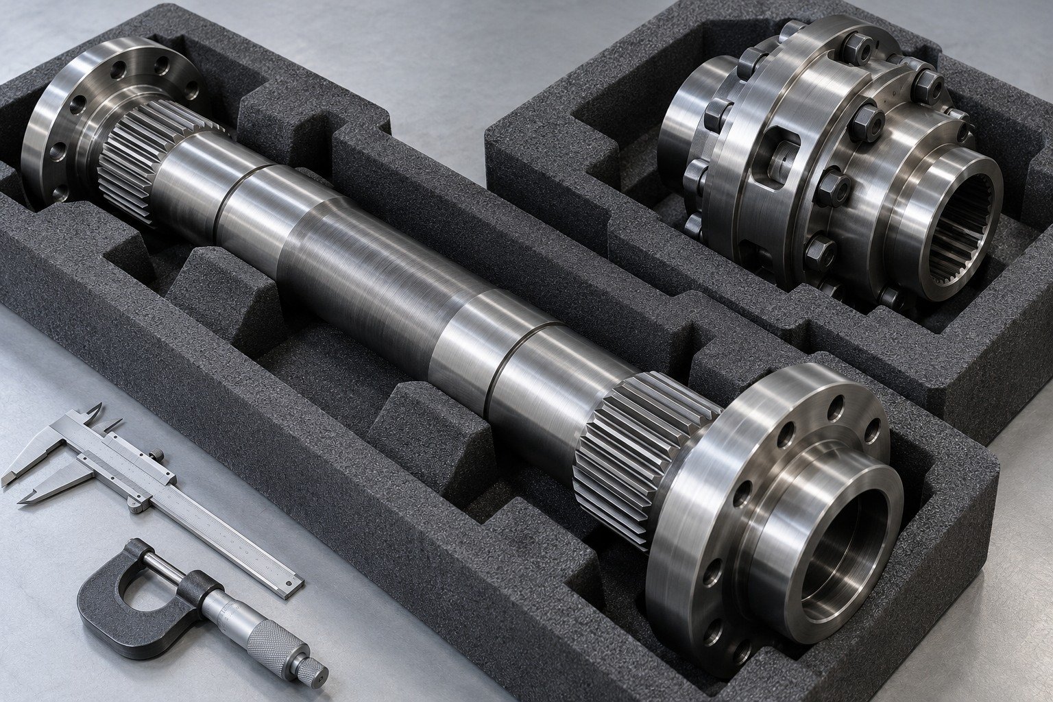 4340 steel shipment release inspection and receiving review — illustrative component concept
