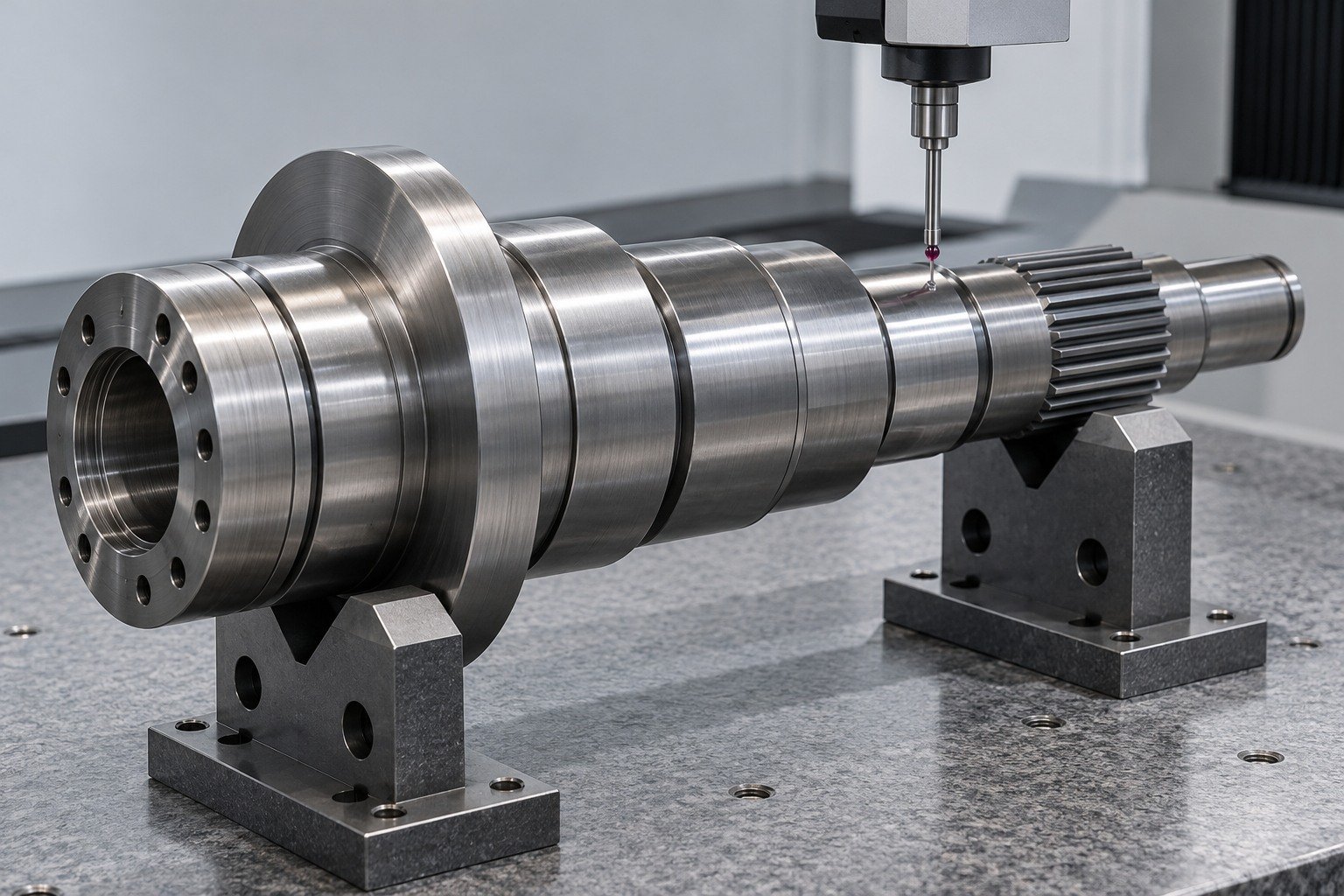 4340 steel final features inspection and receiving review — illustrative component concept