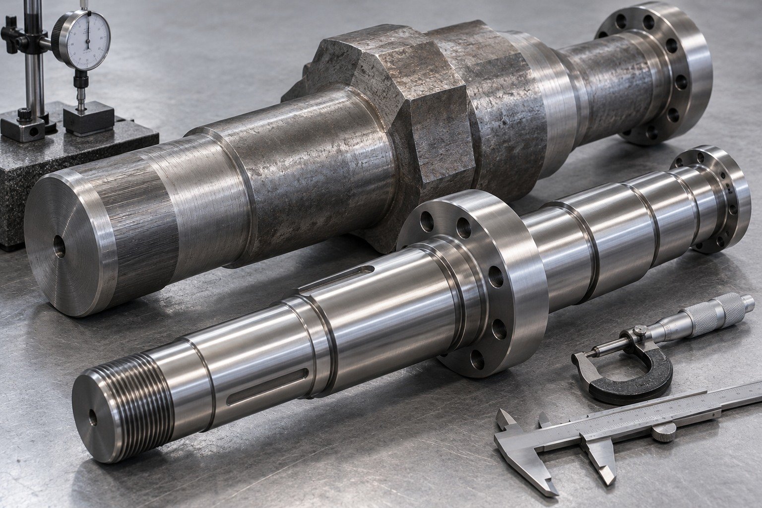 4340 steel shafts & axles condition review — illustrative component concept