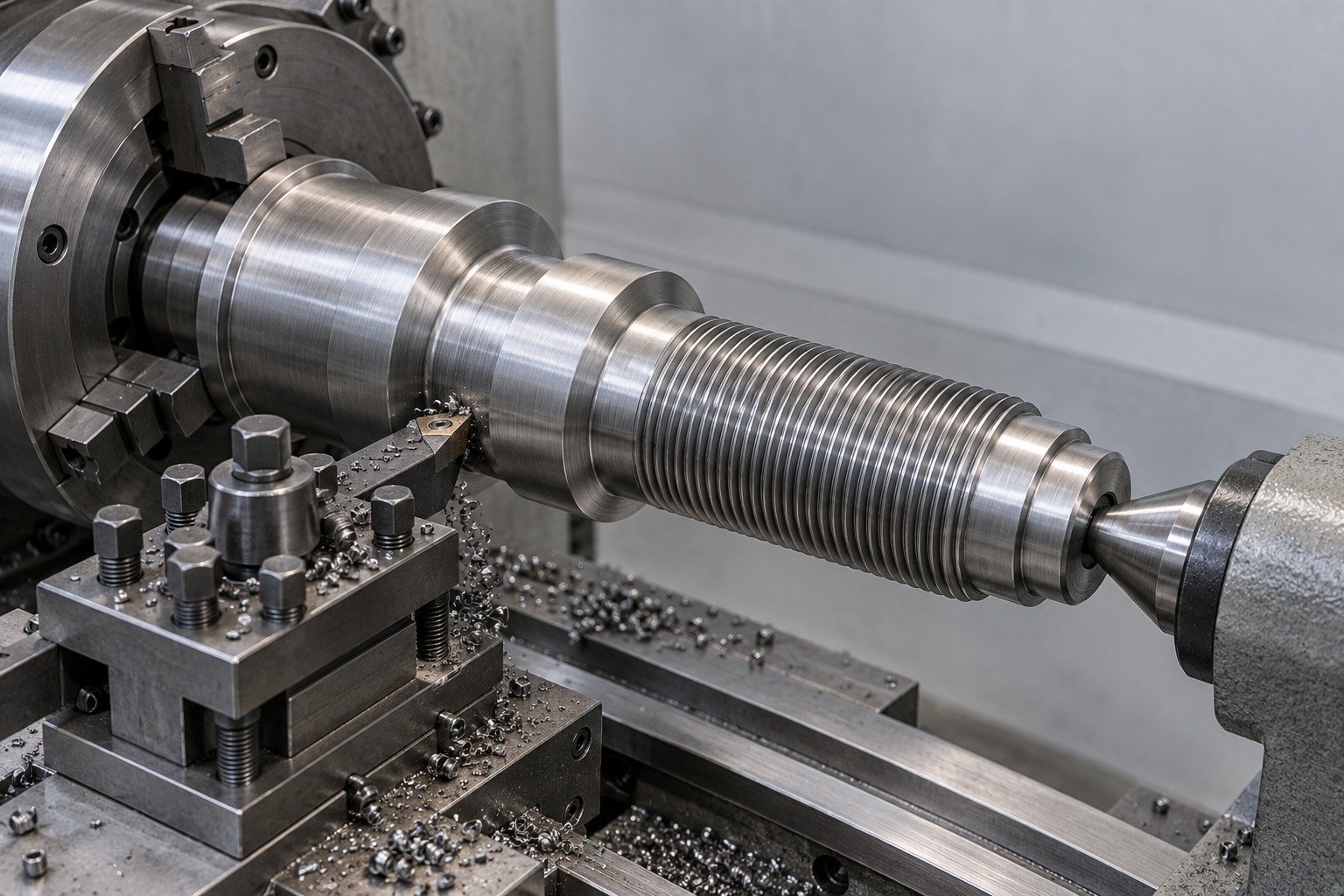 CNC Turning 4340 steel component concept — illustrative component concept