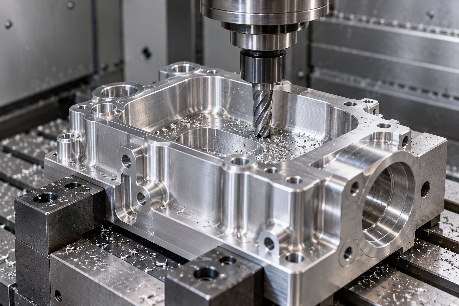 6061 aluminum CNC milling — illustrative 6061 component/process concept