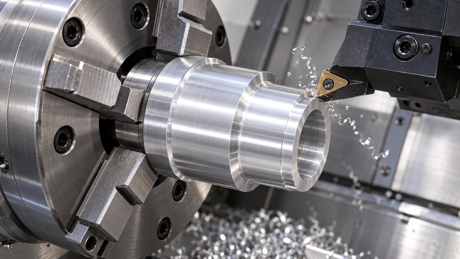 6061 aluminum CNC turning — illustrative 6061 component/process concept