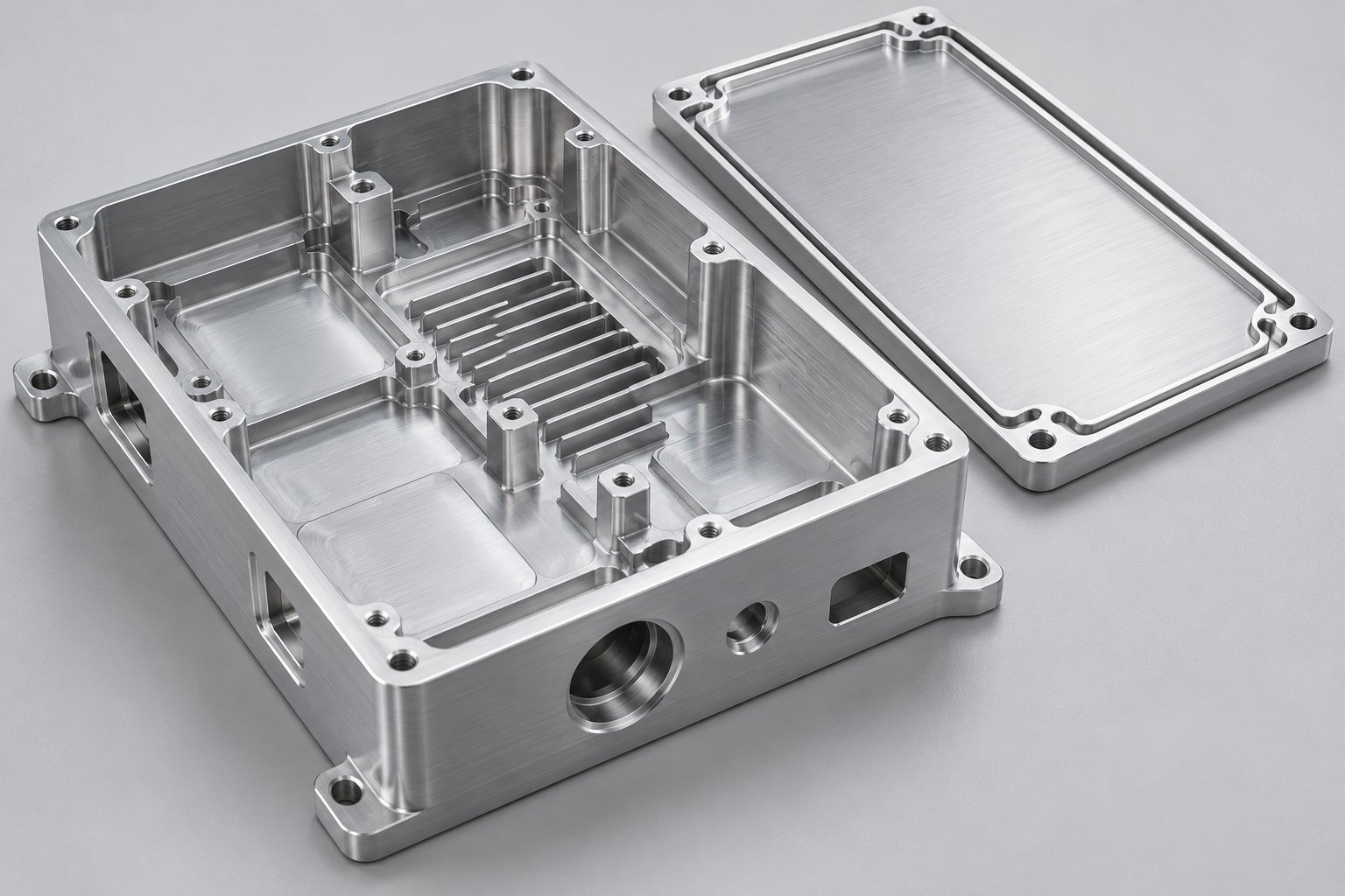 Electronics Enclosures — illustrative 6061 component/process concept