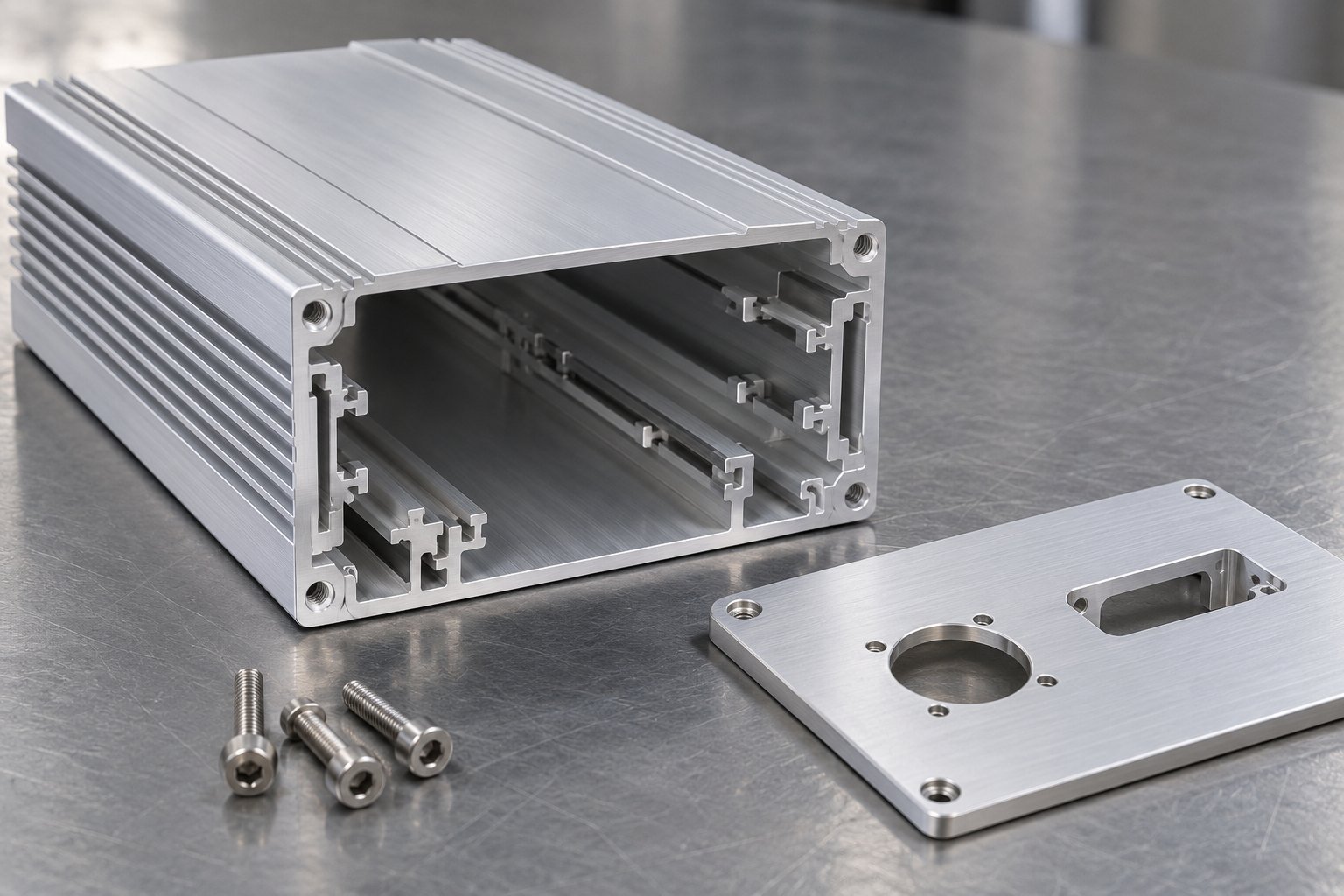 6063 Aluminum Extruded Housing — illustrative part concept