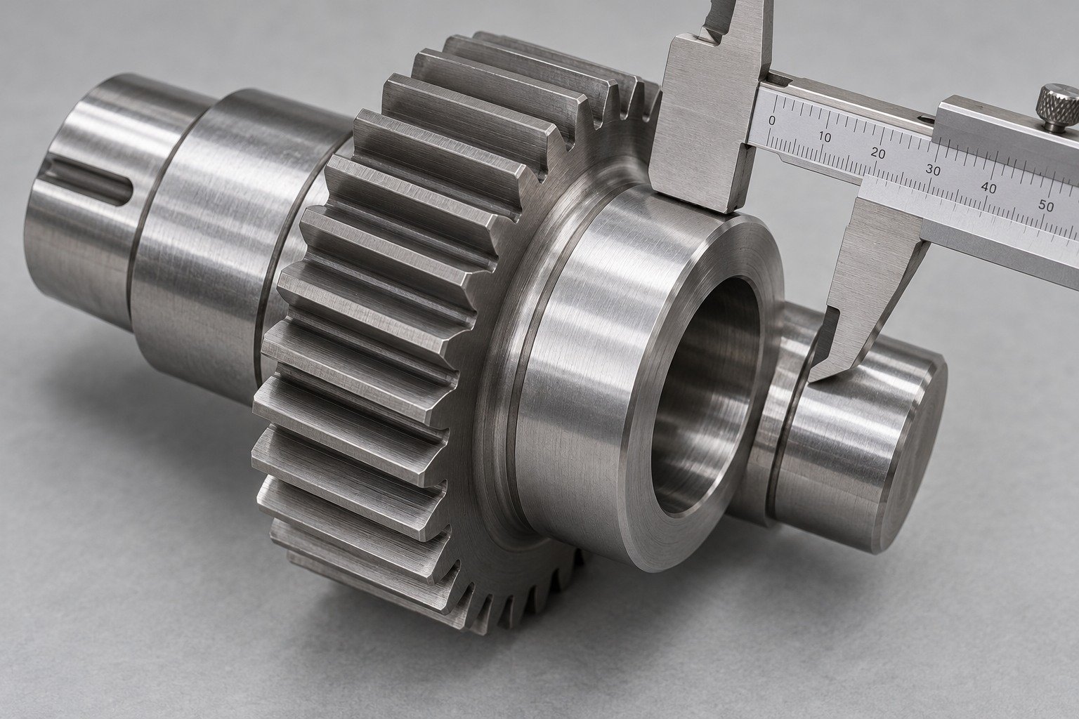 8620 steel first machined sample inspection and receiving review — illustrative component concept