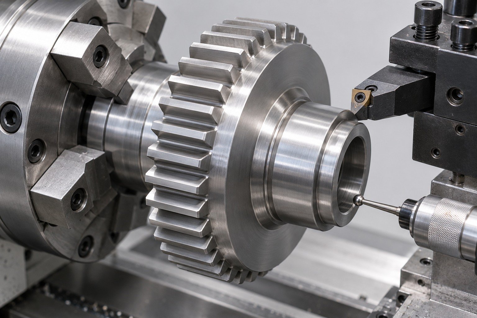 CNC Turning 8620 steel component concept — illustrative component concept