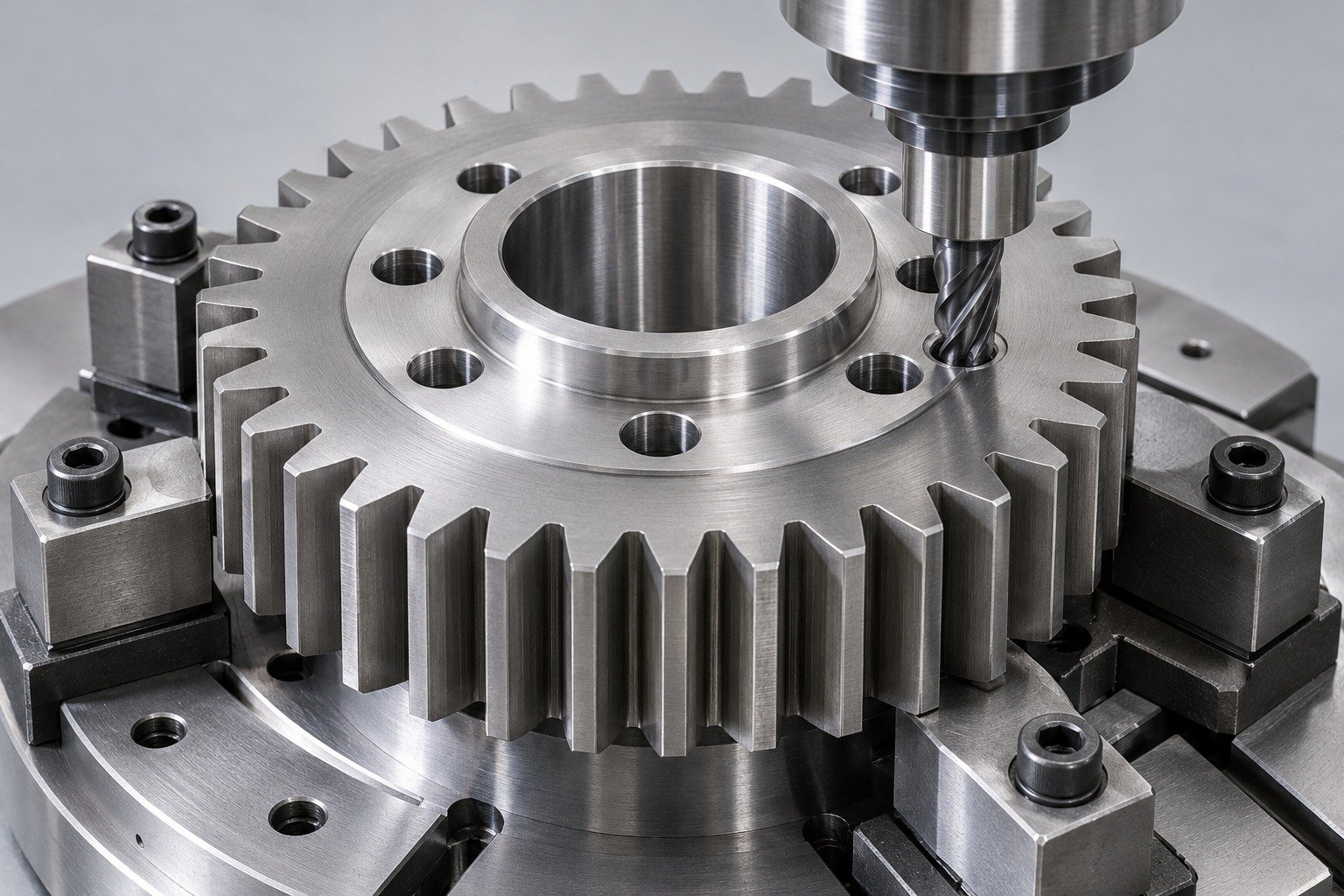 Milling & Drilling 8620 steel component concept — illustrative component concept